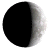 Waxing Crescent, 6 days, 17 hours, 44 minutes in cycle